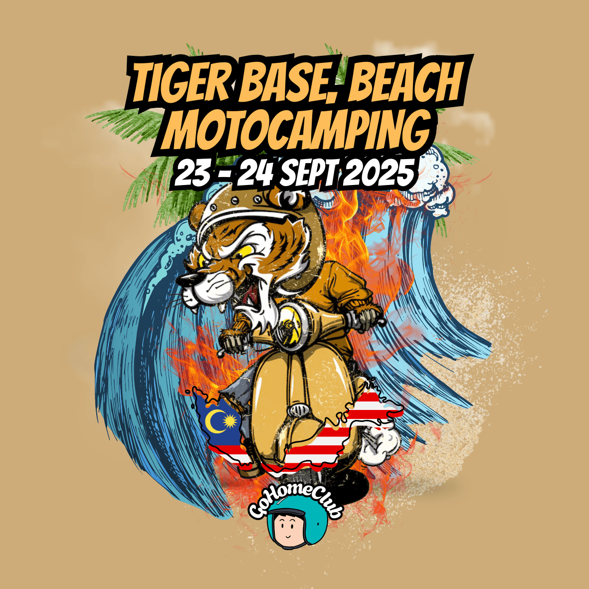 Trip Tiger Base, Beach